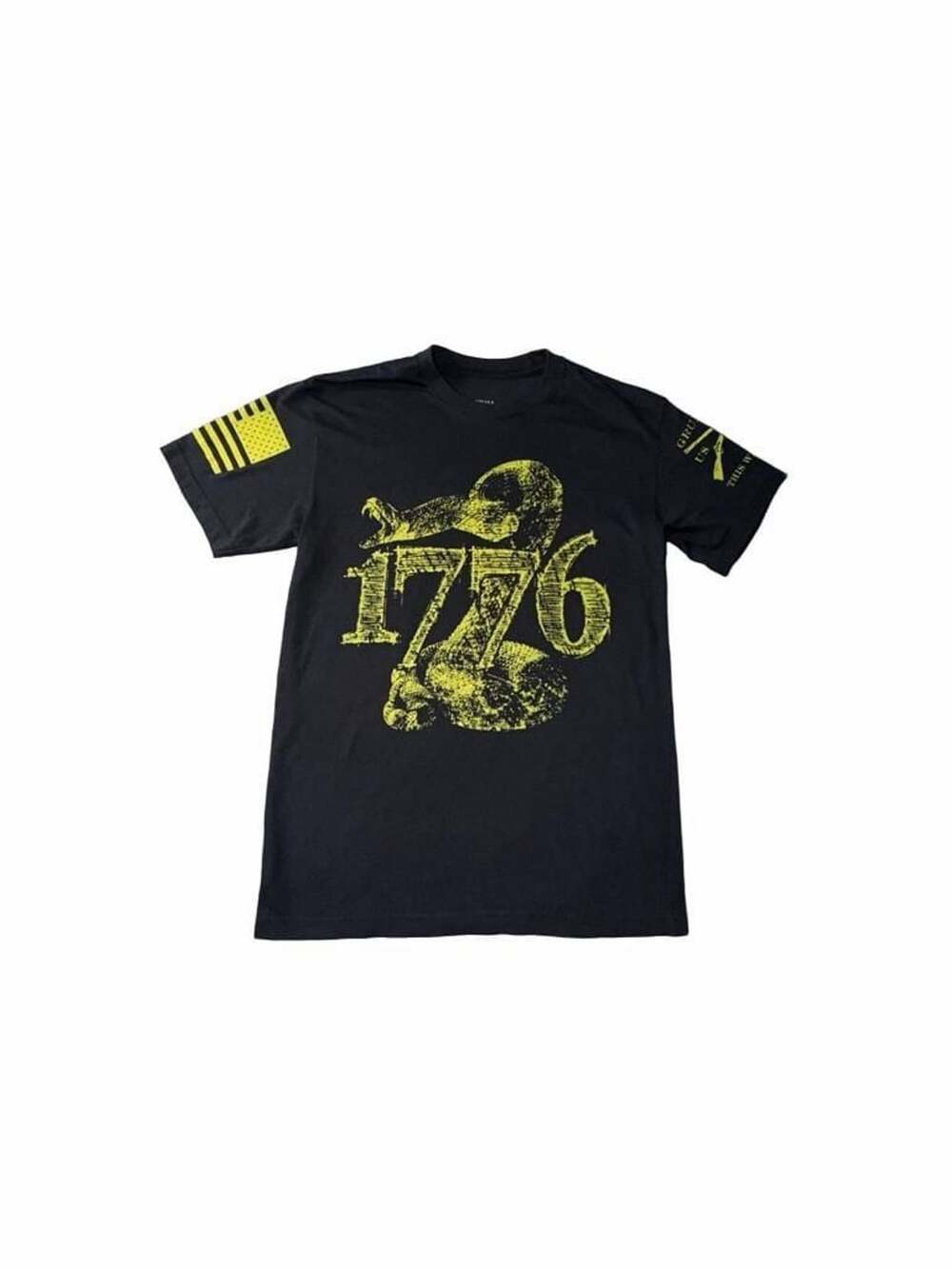 Grunt Style Venom 1776 T-Shirt Size Small Black Graphic Tee
